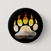 Gay Bear Paw Ronde Button 5,7 Cm (Voorkant)