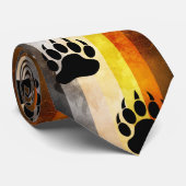 Gay Bear Paw Tie Stropdas (Opgerold)