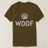 Gay Bear Pride distressed Bear Paw WOOF Premium  T-shirt (Design voorkant)