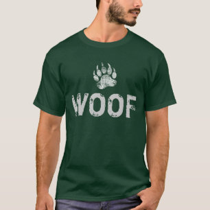 Gay Bear Pride gedesoriënteerde Beerpoot WOOF ! T-shirt