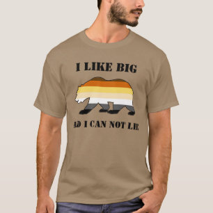 Gay Bear Pride Ik hou van grote beren en ik kan ni T-shirt