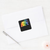 Gay Bear Pride Vierkante Sticker (Envelop)