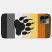 Gay Bear Pride-vlag Beerpoot Case-Mate iPhone Case (Achterkant (horizontaal))