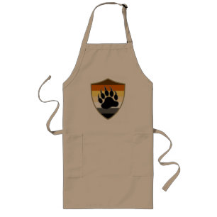 Gay Bear Pride-vlag Schild Beer Poot Lang Schort