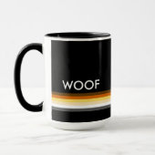 Gay Bear Pride-vlag woof Mok (Links)