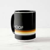 Gay Bear Pride-vlag woof Mok (Voorkant links)