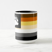 Gay Bears Pride Vlag Beer Klauw Mok (Midden)