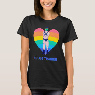 Gay Beer Gay Dad Bulge Trainer Rainbow T-shirt