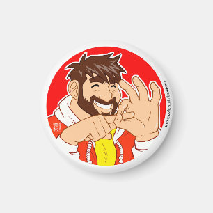 GAY BEER MAGNET - LATEN WE VANAVOND HEBBEN!