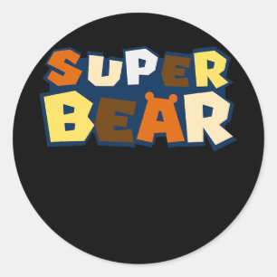 Gay beer met beer trots vlag superbeer homo ronde sticker