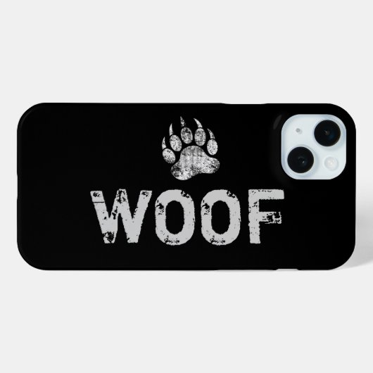 Gay Beer Pride-Beer Pauw WOOF Case-Mate iPhone Case (Achterkant (horizontaal))