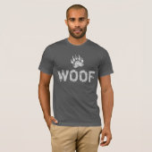 Gay Beer Pride-Beer Pauw WOOF T-shirt (Voorkant volledig)