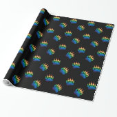 Gay Beer Pride Beer Paw Cadeaupapier (Uitgerold)