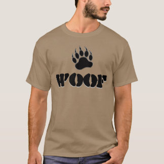 Gay Beer Pride Beer Paw WOOF T-shirt