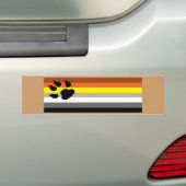 Gay beer pride bumpersticker (Op auto)