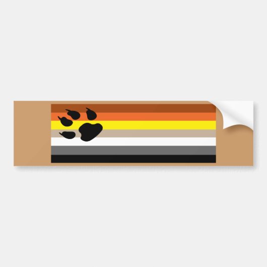 Gay beer pride bumpersticker (Voorkant)