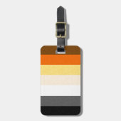Gay Beer Pride Flag Bagagelabel (Voorkant verticaal)