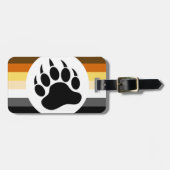 Gay Beer Pride Flag Beer Paw Bagagelabel (Voorkant horizontaal)