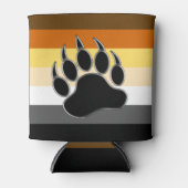 Gay Beer Pride Flag Beer Paw Blikjeskoeler (Voorkant)