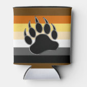 Gay Beer Pride Flag Beer Paw Blikjeskoeler (Voorkant)