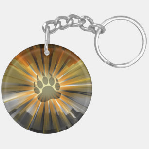 Gay Beer Pride Flag Beer Paw Sleutelhanger