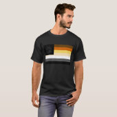 Gay Beer Pride Flag Beer Paw T-shirt (Voorkant volledig)