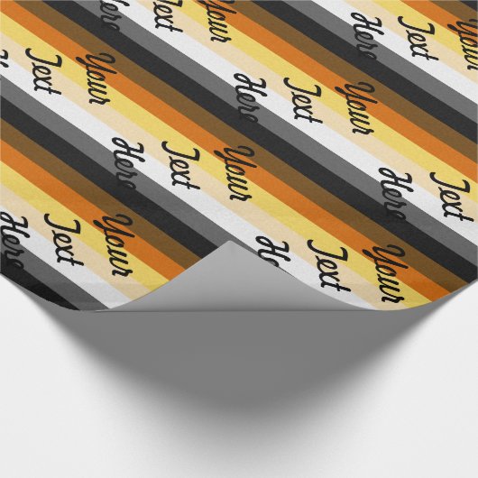 Gay Beer Pride Flag Cadeaupapier (Hoek)