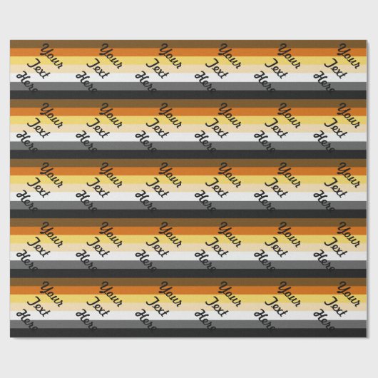 Gay Beer Pride Flag Cadeaupapier (Vlak)