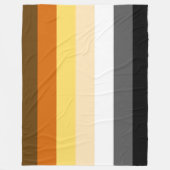 Gay Beer Pride Flag Fleece Deken (Voorkant)