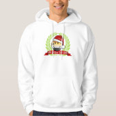 Gay Beer Pride Flag glimlachen Hoodie (Voorkant)