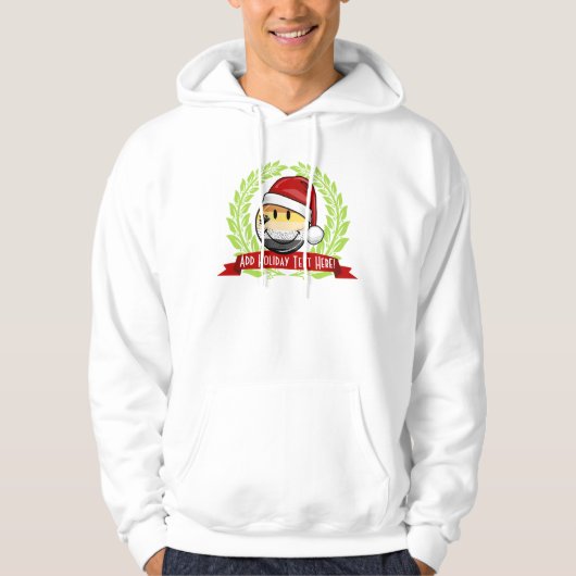 Gay Beer Pride Flag glimlachen Hoodie (Voorkant)