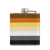 Gay Beer Pride Flag Heupfles (Achterkant)