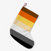 Gay Beer Pride Flag Kleine Kerstsok (Voorkant (Hangend))