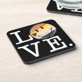 Gay Beer Pride Flag Love Drankjes Onderzetter (Linkerzijde)