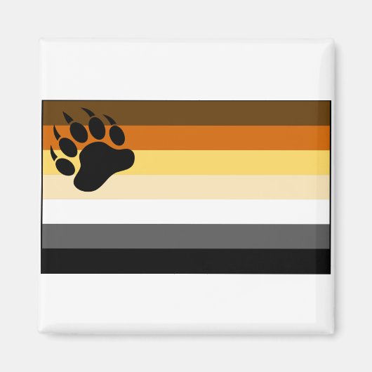 Gay Beer Pride Flag Magneet (Voorkant)