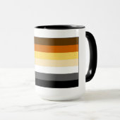 Gay Beer Pride Flag Mok (Voorkant rechts)
