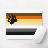 Gay Beer Pride Flag Muismat (Met muis)