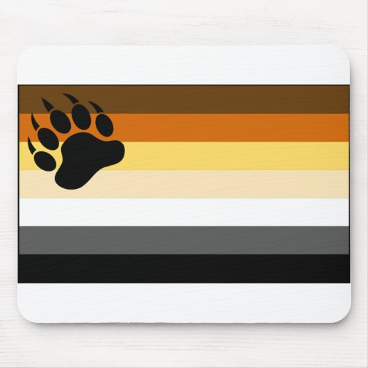 Gay Beer Pride Flag Muismat (Voorkant)