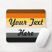 Gay Beer Pride Flag Muismat (Met muis)