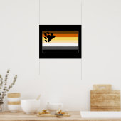 Gay Beer Pride Flag Poster (Keuken)