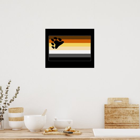 Gay Beer Pride Flag Poster (Keuken)