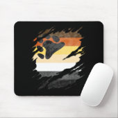 Gay Beer Pride Flag Ripped onthullen Muismat (Met muis)