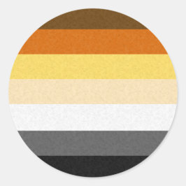 Gay Beer Pride Flag Ronde Sticker