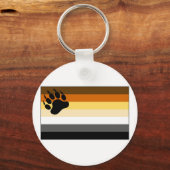 Gay Beer Pride Flag Sleutelhanger (Voorkant)