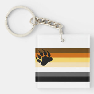 Gay Beer Pride Flag Sleutelhanger
