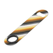 Gay Beer Pride Flag Speed Flessenopener (Voorkant Gekanteld)