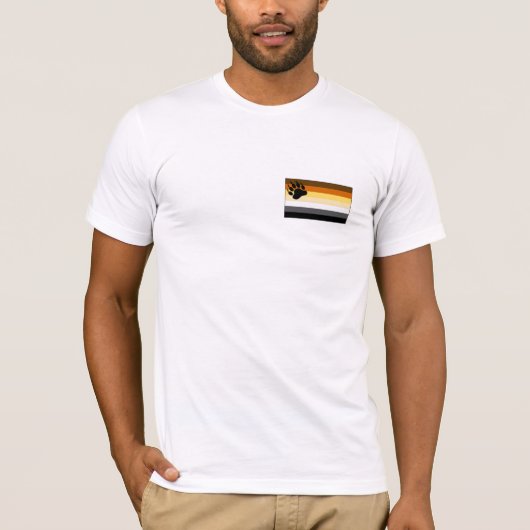 Gay Beer Pride Flag T-shirt (Voorkant)