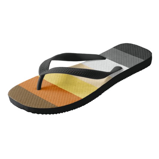Gay Beer Pride Flag Teenslippers (Schuin)