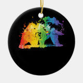 Gay Beer Pride Keramisch Ornament (Voorkant)