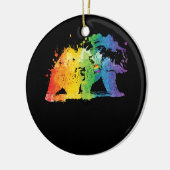 Gay Beer Pride Keramisch Ornament (Links)
